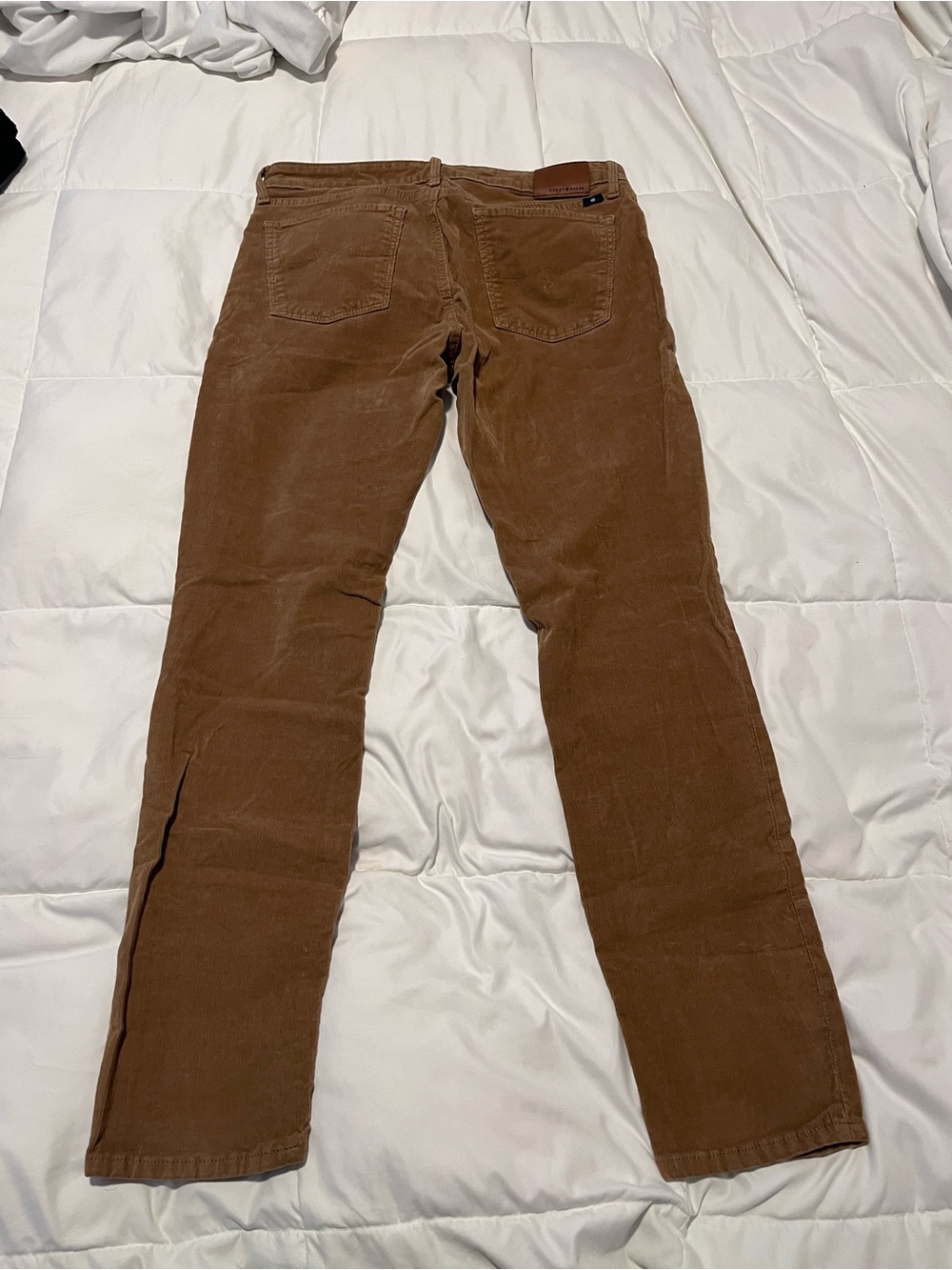 Lucky Brand Brown Corduroy Women's Jeans - Picture 2 of 3